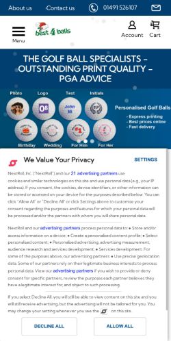 Mobile page screenshot