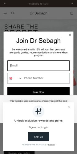 Mobile page screenshot