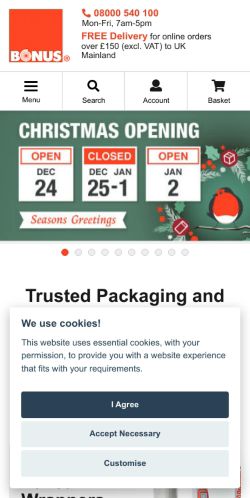 Mobile page screenshot