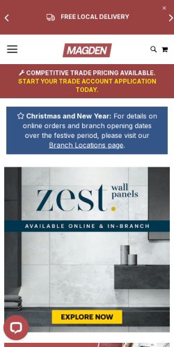 Mobile page screenshot