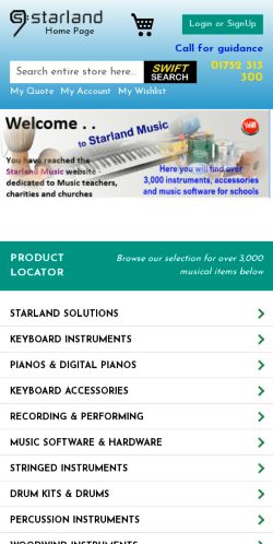 Mobile page screenshot