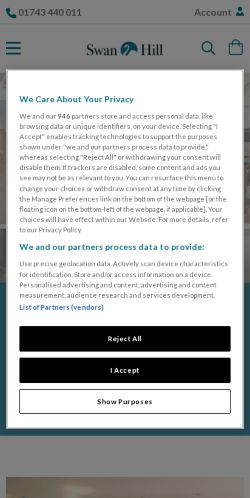 Mobile page screenshot