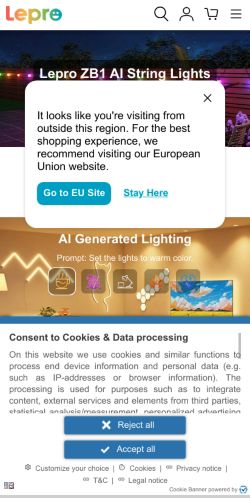Mobile page screenshot