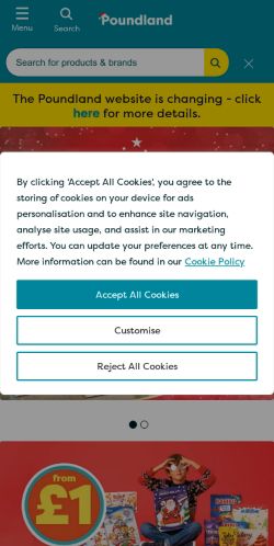 Mobile page screenshot
