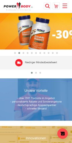 Mobile page screenshot