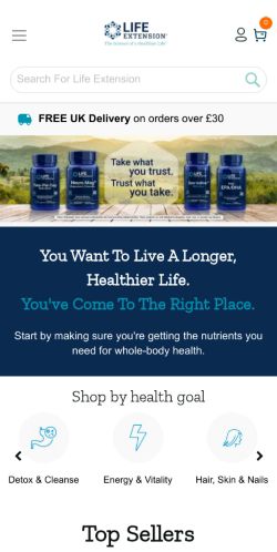 Mobile page screenshot