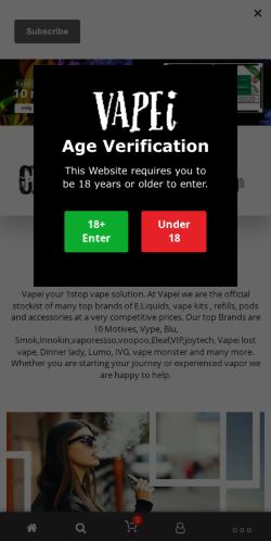 Mobile page screenshot