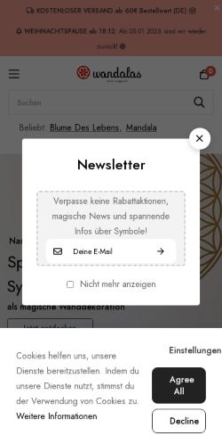 Mobile page screenshot