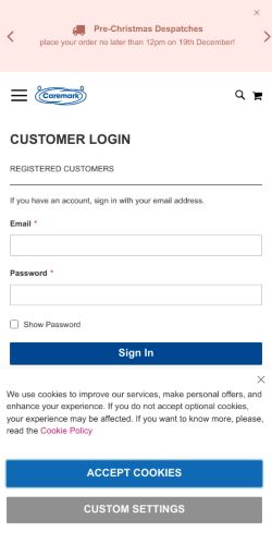 Mobile page screenshot