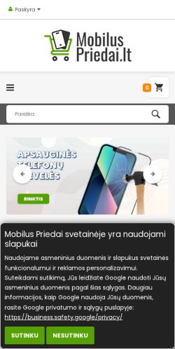 Mobile page screenshot