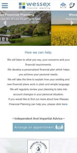 Mobile page screenshot