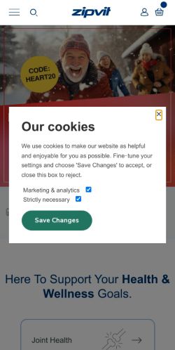 Mobile page screenshot