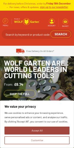Mobile page screenshot