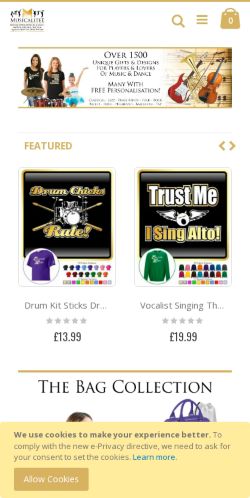 Mobile page screenshot