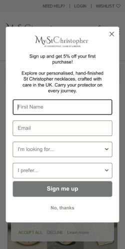 Mobile page screenshot