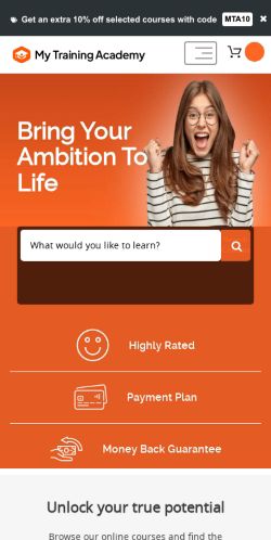 Mobile page screenshot