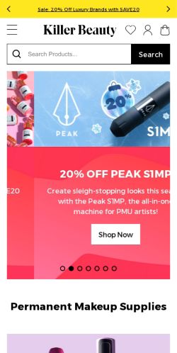 Mobile page screenshot