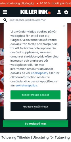 Mobile page screenshot