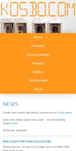 Mobile page screenshot