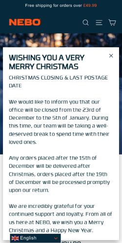 Mobile page screenshot