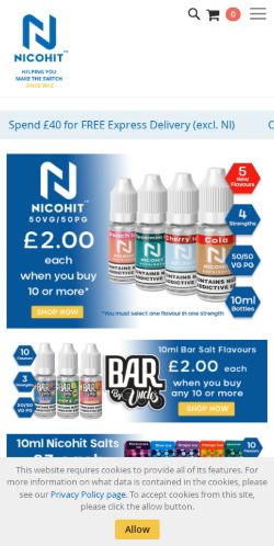 Mobile page screenshot