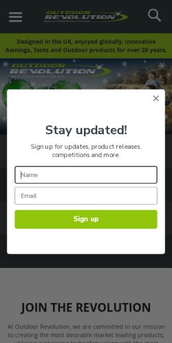 Mobile page screenshot