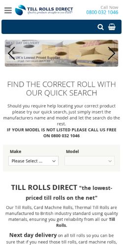 Mobile page screenshot