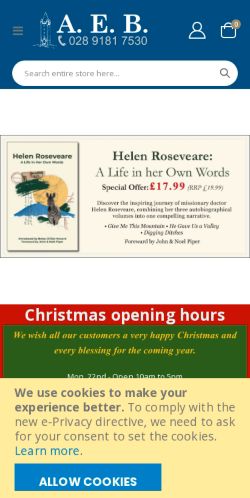 Mobile page screenshot