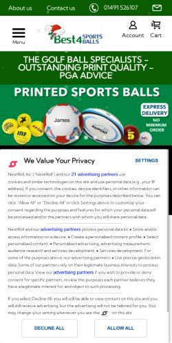 Mobile page screenshot