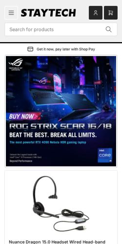 Mobile page screenshot