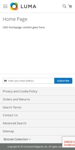 Mobile page screenshot