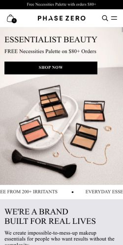 Mobile page screenshot