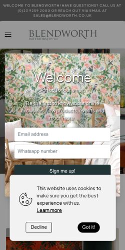 Mobile page screenshot