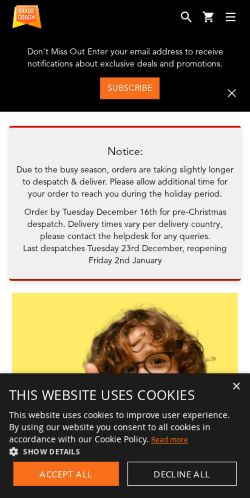 Mobile page screenshot