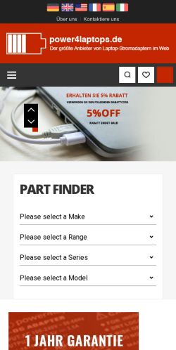 Mobile page screenshot