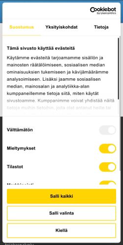 Mobile page screenshot