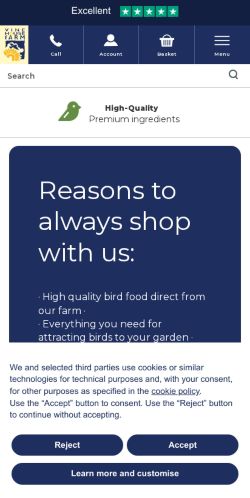 Mobile page screenshot