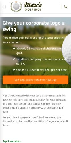 Mobile page screenshot