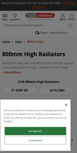 Mobile page screenshot