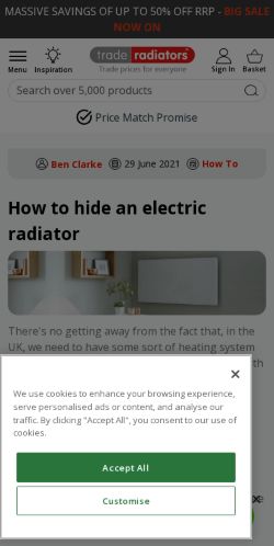 Mobile page screenshot