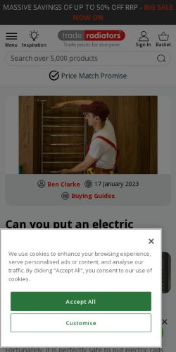 Mobile page screenshot