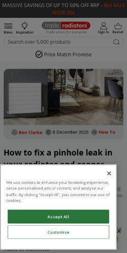 Mobile page screenshot