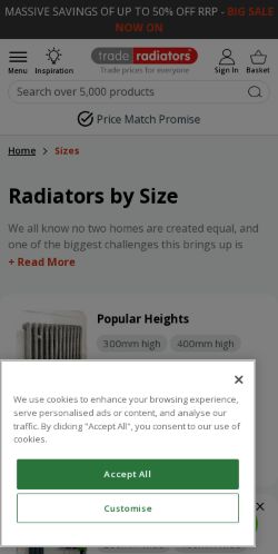 Mobile page screenshot
