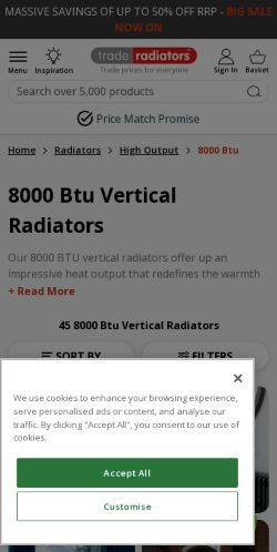 Mobile page screenshot