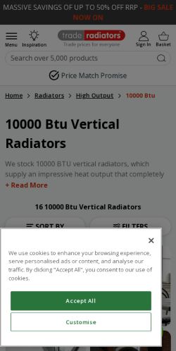 Mobile page screenshot