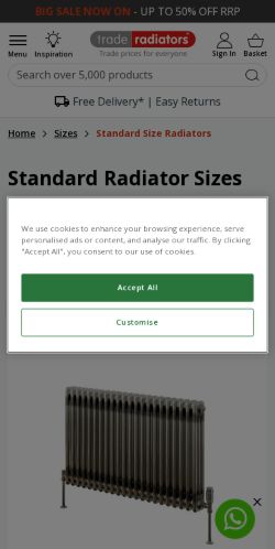 Mobile page screenshot