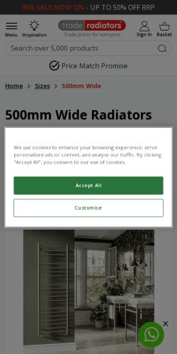 Mobile page screenshot