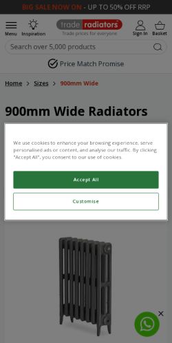 Mobile page screenshot