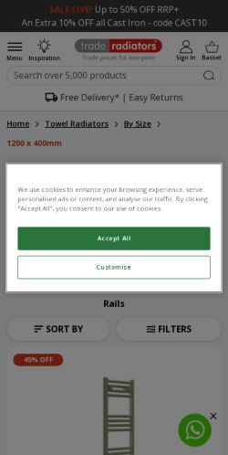 Mobile page screenshot