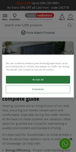 Mobile page screenshot